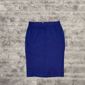 Royal blue pencil skirt